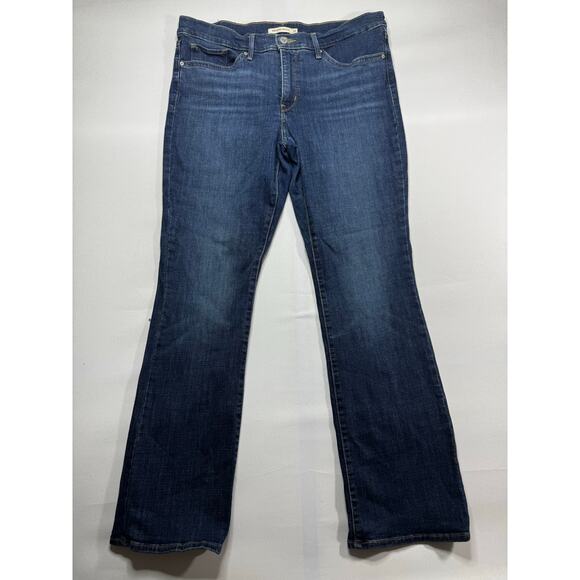 Levi's 315 Women's Shaping Bootcut Blue Denim Jeans - Size 33x32 (36x31.5) - Picture 1 of 6